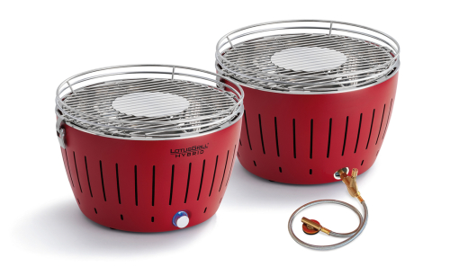 LotusGrill Hybrid Classic Fire Red