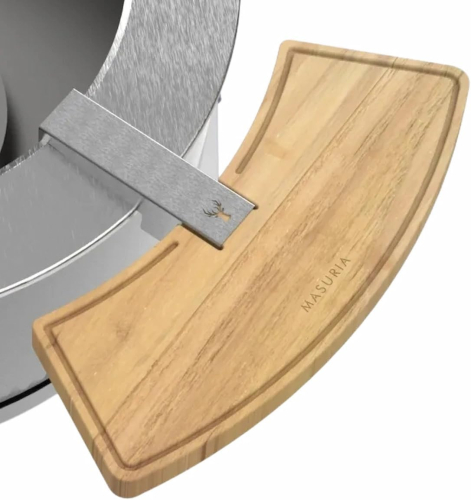 Preview: Masuria Wild Bar für Alpha 800 – Eichenholz, Edelstahlgriff