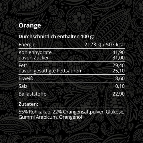 Preview: Takamanda Kakao Orange Peak Nuggets 70 g