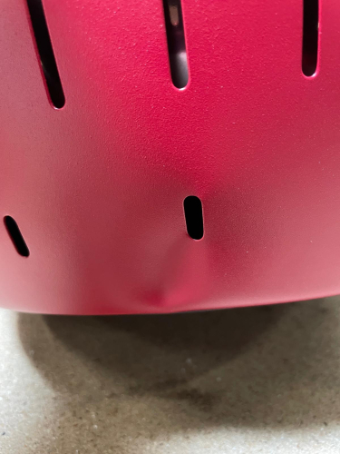 Preview: LotusGrill Classic Feuerrot - B-Ware gebraucht mit Delle ohne Tasche, 200ml Brennpaste und 2,5kg Kohle - NR 60