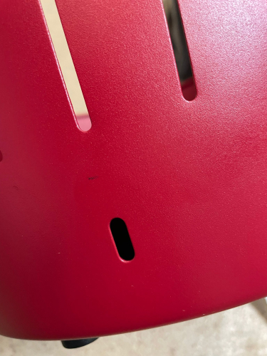 LotusGrill Classic Feuerrot - B-Ware gebraucht mit Delle und Markierung ohne Tasche, 200ml Brennpaste und 2,5kg Kohle - NR 72