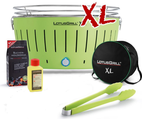 LotusGrill XL StarterSet Limettengrün