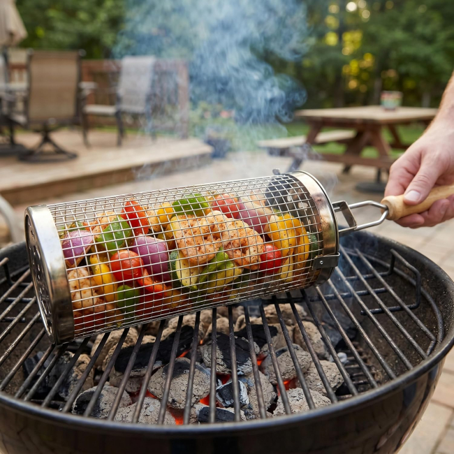 Grill Welten Grillkorb Edelstahl