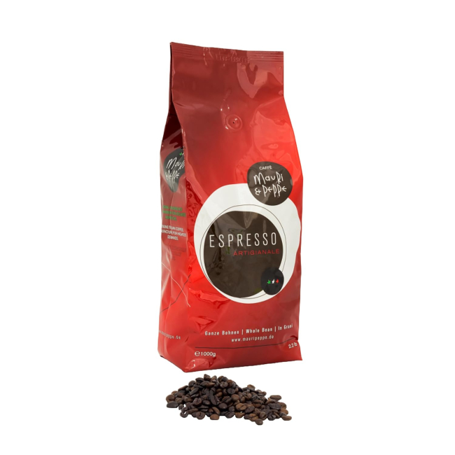 Mauri & Peppe Espresso ganze Bohnen 1000 g