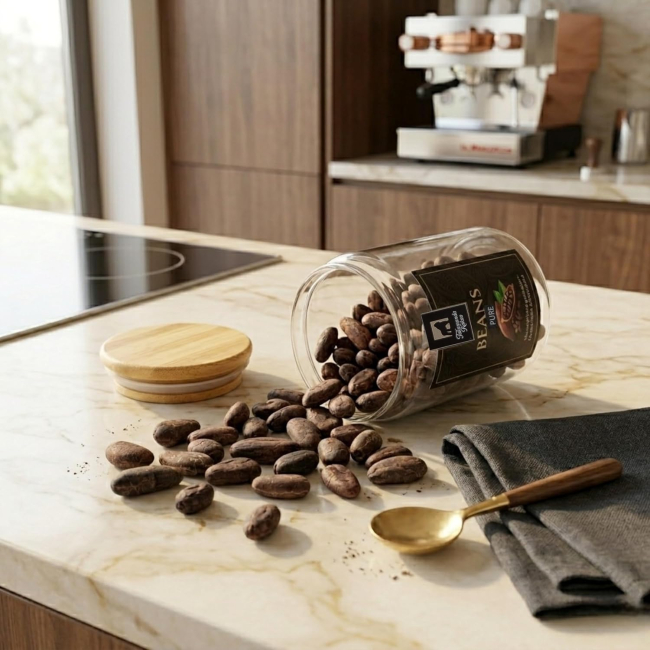 Takamanda Kakao Pure Beans Glas 60 g